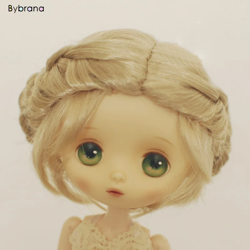 Bybrana 1/3 1/4 1/6 BJD парики принцесса кос Jerryberry многоцветный Faux mohair
