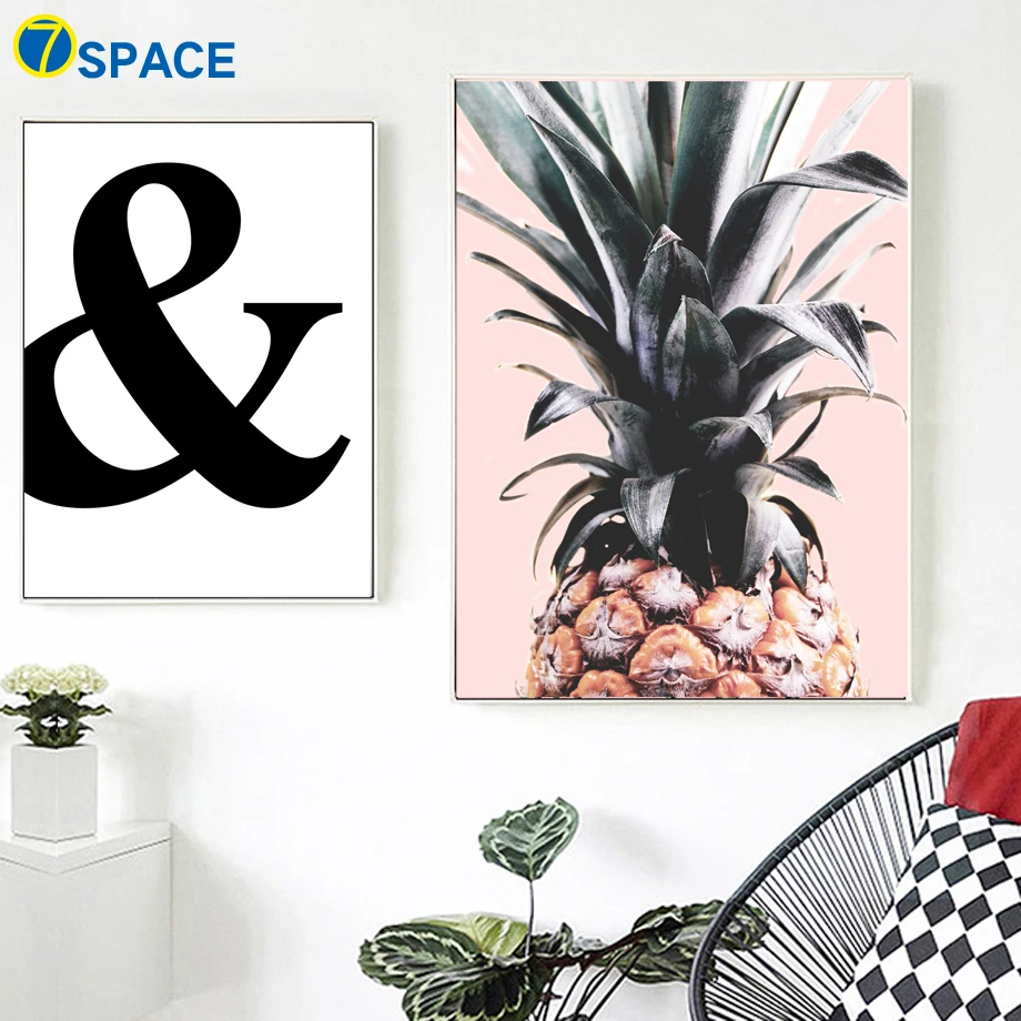 

Pineapple Landscape Wall Art Canvas Painting Posters And Prints Nordic Poster Wall Pictures For Living Room Pop Art Decoration