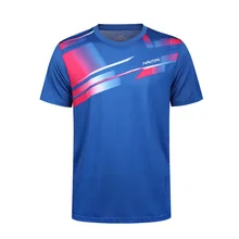 Рубашка для бадминтона с бесплатной печатью для мужчин/женщин, Спортивная футболка для бадминтона, футболки для настольного тенниса, одежда для тенниса, сухая крутая рубашка 5061