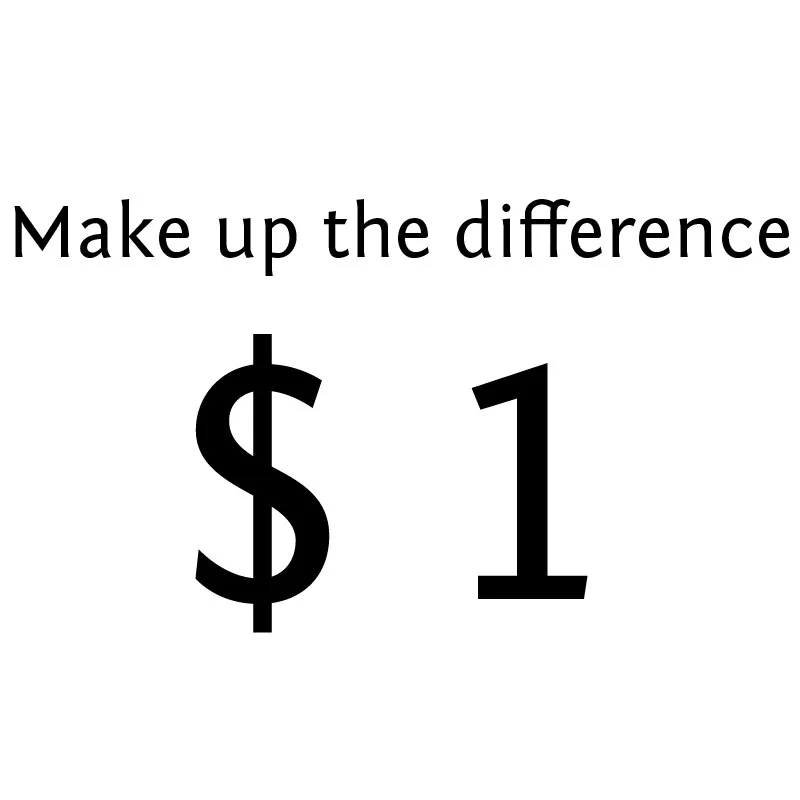 

Postage pricing / make up the difference / custom models