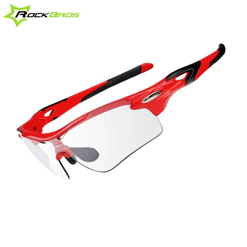 Rockbros Sports Goggles Sunglasses Women Men Photochromic Polarized Bicycle Bike Glasses UV400 Cycling Eyewear Oculos