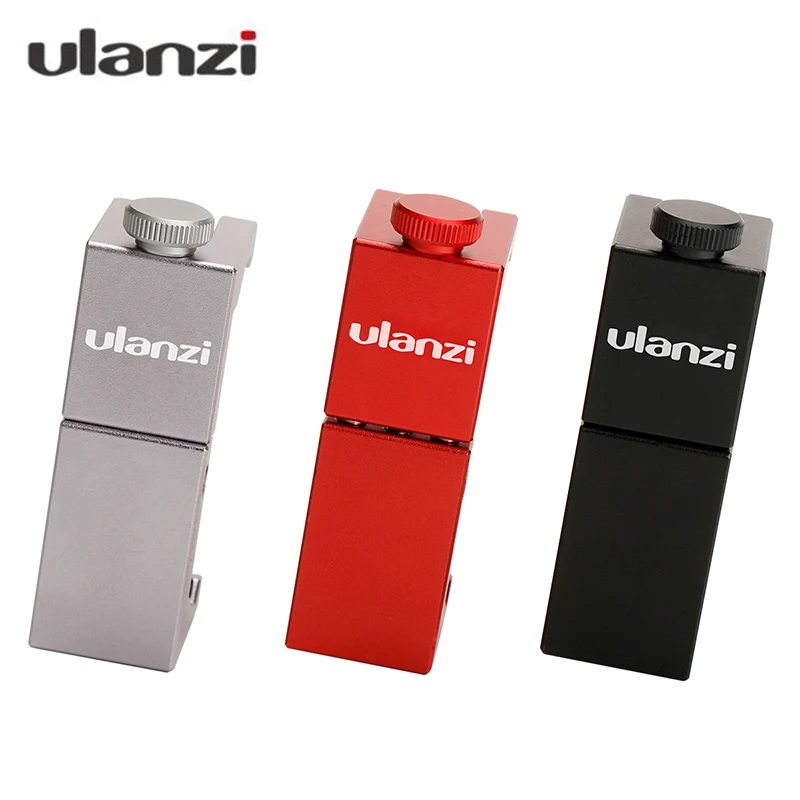 Металлический штатив Ulanzi с зажимом для телефона, Железный человек, ST-02S, алюминиевый штатив для смартфона, адаптер для вертикальной съемки для смартфона