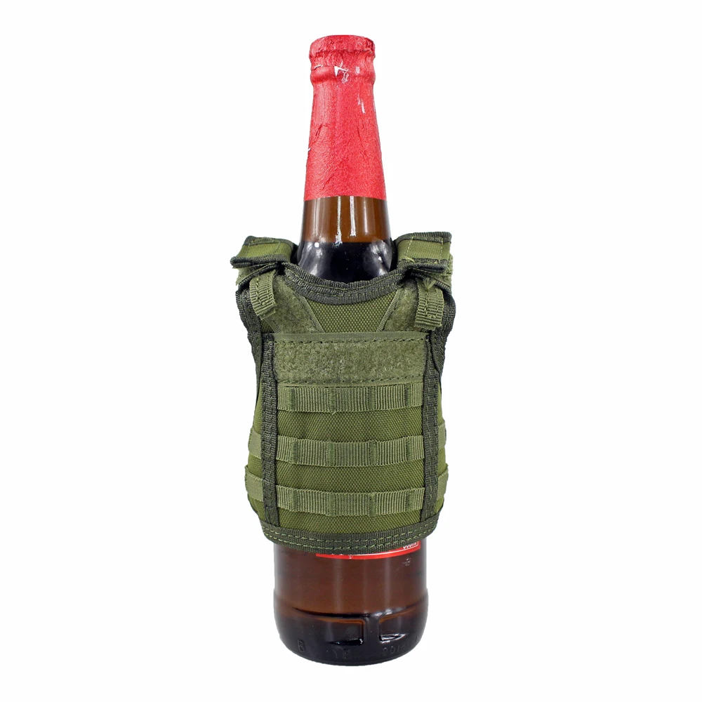 Тактический пивной жилет военный Molle жилет мини-бутылка для вина крышка жилет охладитель напитков регулируемый плечевой ремень