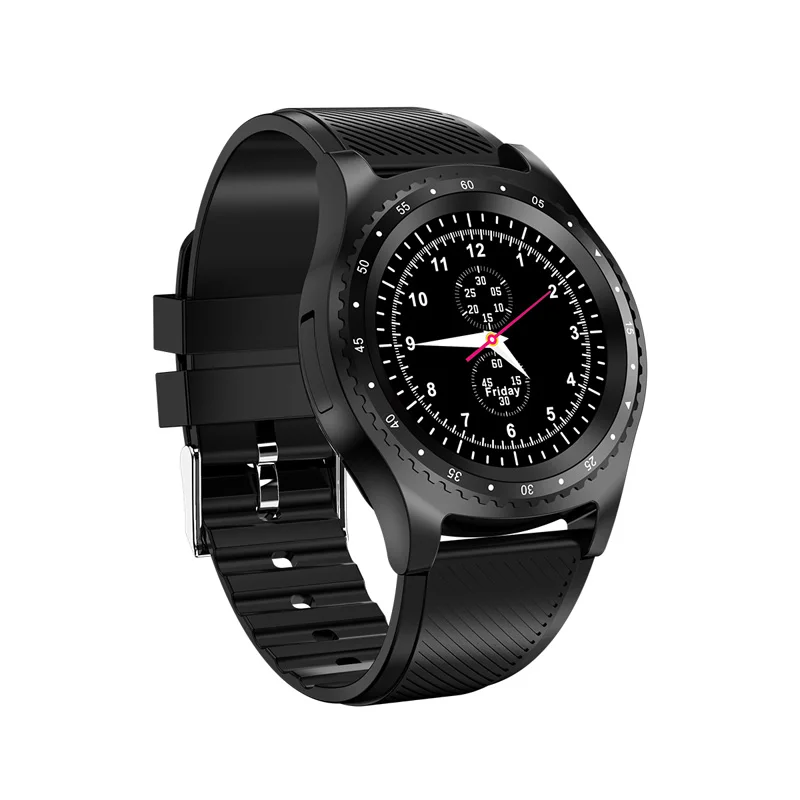 Tourya L9 Bluetooth Смарт-часы с камерой спортивные мужские Смарт-часы фитнес-монитор Поддержка sim-карты часы для Android Ios Xiaomi - Цвет: Black