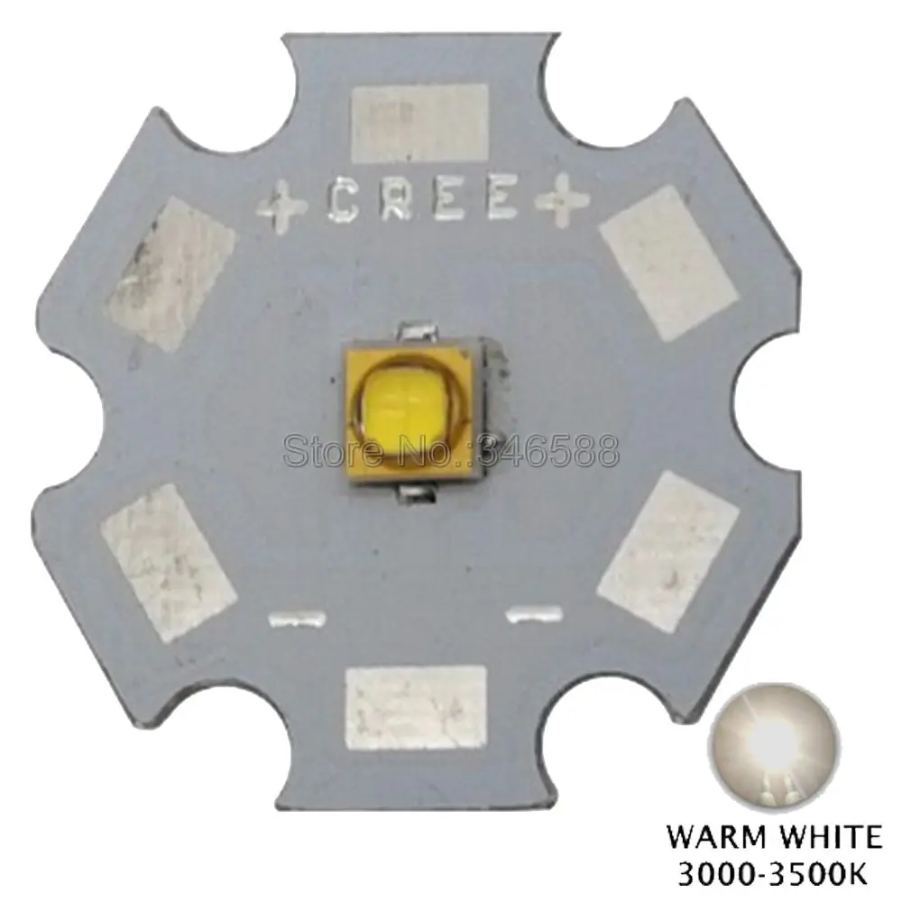 

10PCS LG3535 5W High Power LED Emitter Warm White 3000K with 8mm 10mm 12mm 14mm 16mm 20mm PCB instead of CREE XPG2 XP-G LED