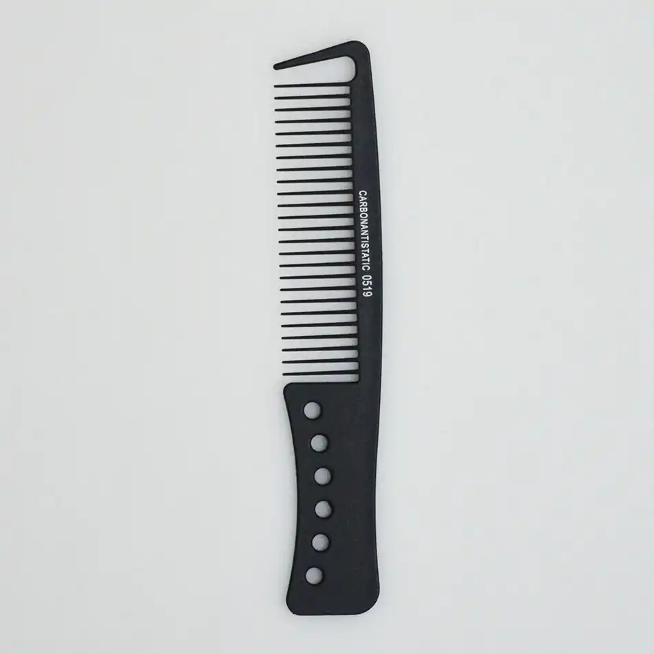 Black Carbon Comb Fiber Anti Static Hair Brush Heat Resistant Hair