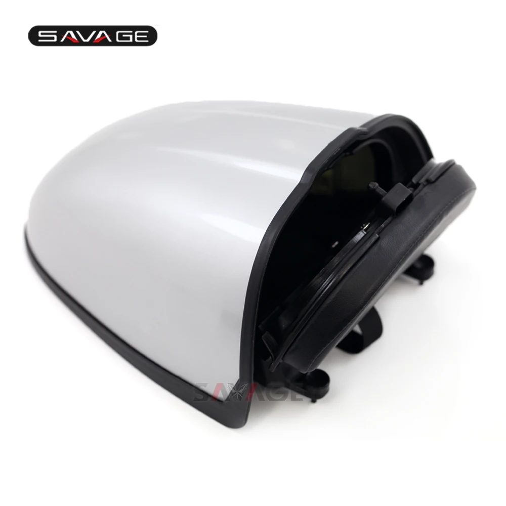 S Rear Pillion Seat Hump Cover Gloves Anti-theft Lock Luggage Bag  (3)
