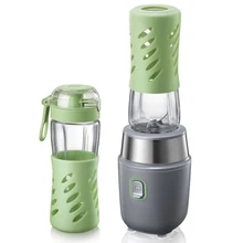 JIQI портативная электрическая соковыжималка 300 Вт Многофункциональная крышка для еды processer соковыжималка/молочный встряхивание/Перемешивание высокая бутылка из боросиликатного стекла