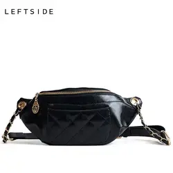 LeftSide сотовый телефон поясная сумка 2018 Для женщин поясная сумки кожаные нагрудный ремень дамы последние сумочка женский ларчик Фанни пакет