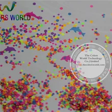 Сочетание ярких неоновых цветов подходят и для детской площадки Цвета устойчив к растворителям Дельфин Fish10MM для девочки; горошек; Блестки для художественного ремесла Другое для художественного оформления ногтей, ручная работа, 1 упаковка = 50 г