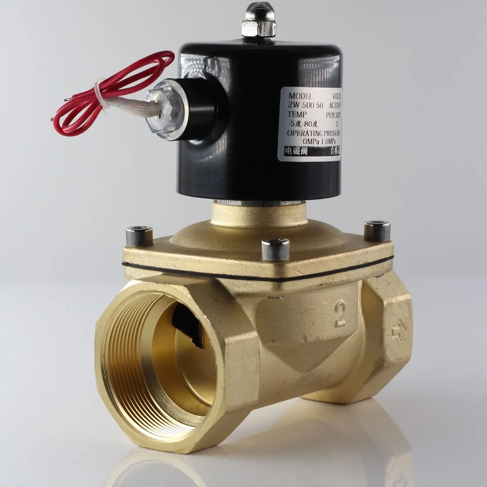 Электромагнитный клапан 220VAC 12VDC 24VDC для воды масла воздуха G1/4 &quot3/8&quot 1/2 &quot3/4&quot 1