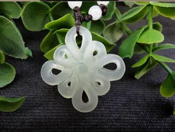 

Natural jade jade pendant Pendant China Chinese knot junction DIY manual material accessories waist Hanfu accessories