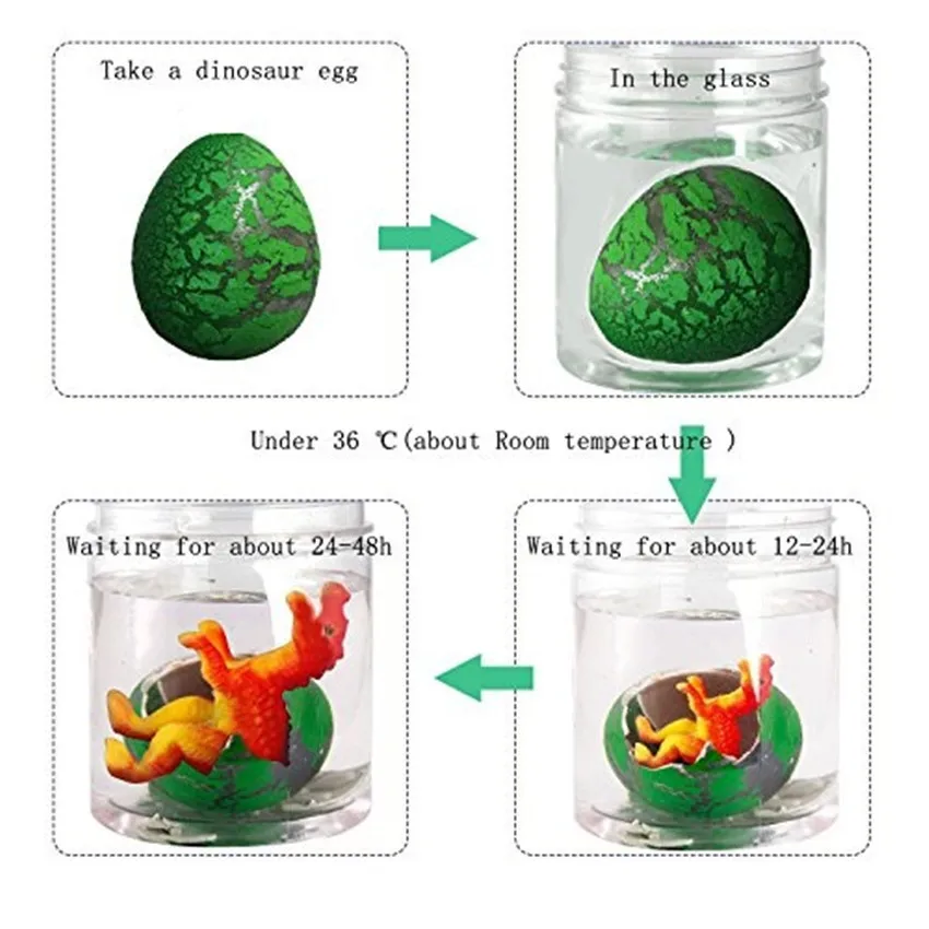 30/60 шт Забавный Надувной Детский Магическое растущее Дино Яйца динозавр добавить воды Детские обучающие игрушки для детей