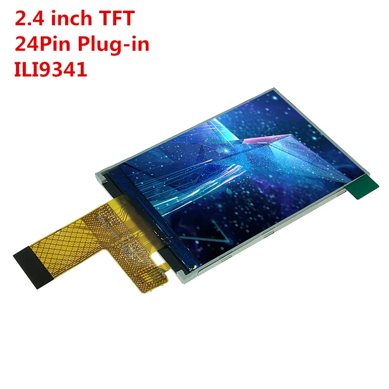 2 4 дюйма ILI9341 TFT ЖК дисплей цветной экран без сенсорной панели 24 pin MCU 8080 8/16 бит 240X320