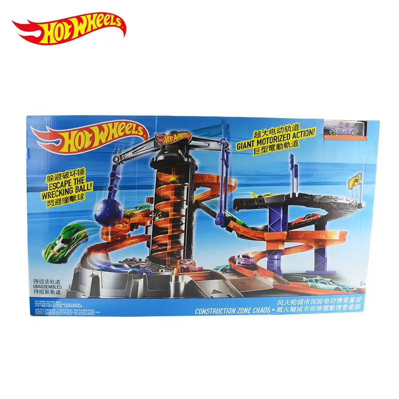 construction zone chaos hot wheels