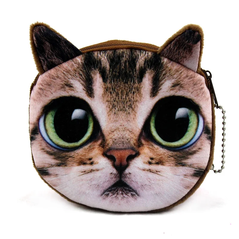 Brand New Women Small font b Wallet b font 2017 Dollar Price Cute Cat Face Zipper