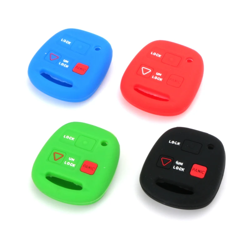 

LIN&GUO Remote 3 Buttons Silicone Case Key Cover For Lexus GX470 RX350 ES300 RX300 RX400h LS LX NX RC RX SC GS Key Shell Cover