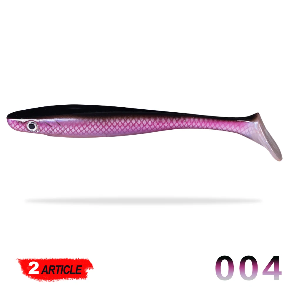 Hunthouse 2 шт./лот pro shad Щука приманка 20 см 50 г Краска Печать приманка весло хвост shad силиконовая souple leurre натуральный мускусный