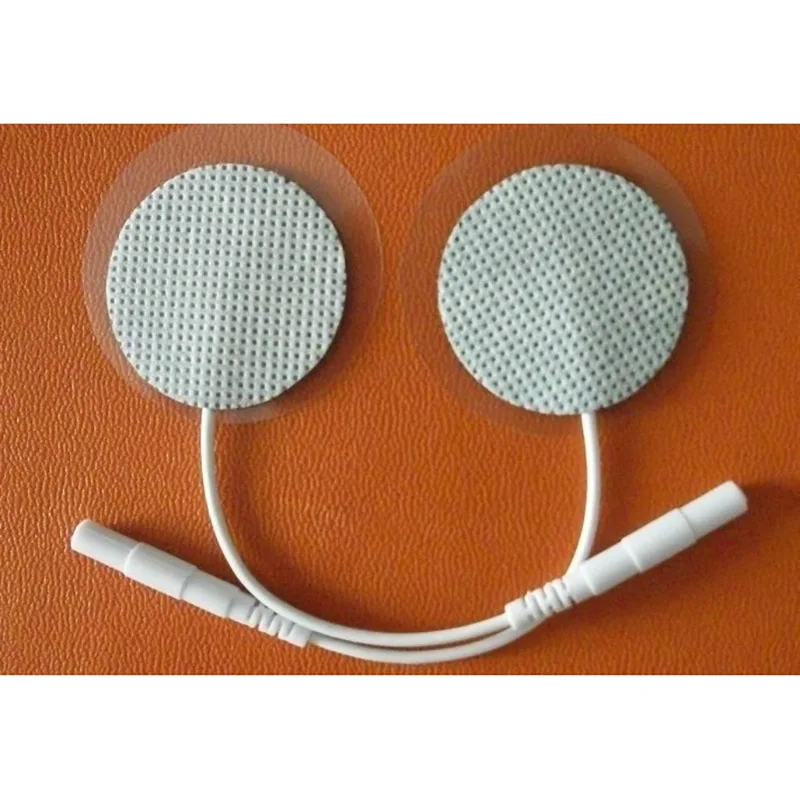 

20pcs/lot(10 pairs) diameter about 3.5cm round Tens Electrode Pads for Slimming Massage Digital Therapy Machine Massager