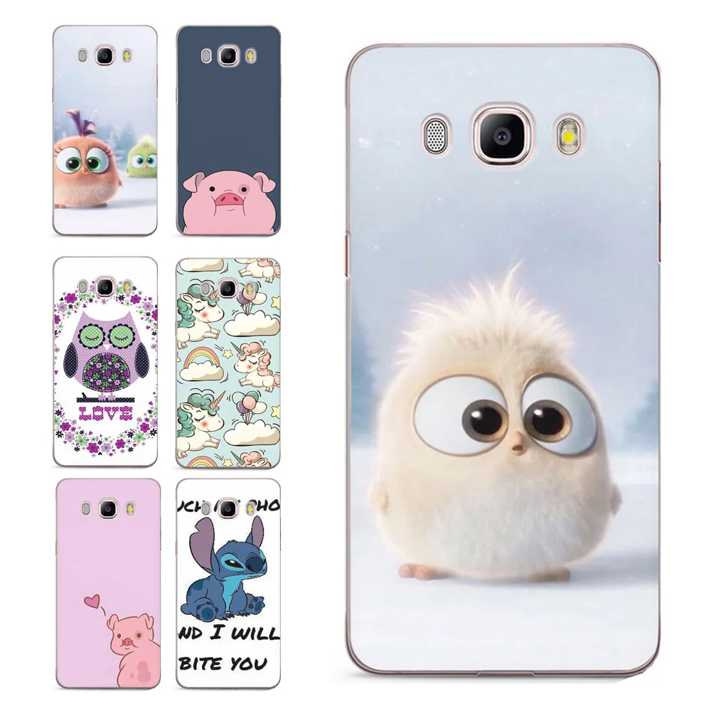 Для Samsung Galaxy A3 A5 2016 2015 2017 prime J1 J2 J3 окрашенные милый узор Прозрачный Мягкий ТПУ