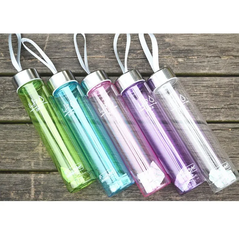 

Bottle for Water My Bottle Kettle 280ML Transparent Portable Bike Sports Unbreakable Plastic Water Bottle