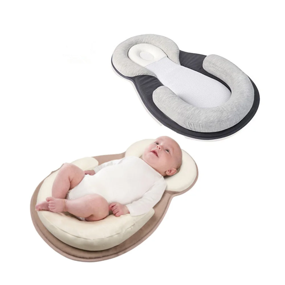 

Newborn Baby Stereotypes Pillow Soft Cotton Baby Positioning Pillows U Shape Infant Anti Roll Pillow Pad Kids Anti-rollover Mat
