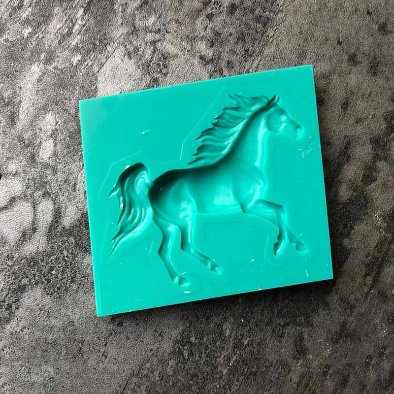 Силиконовая форма Aouke Horse для помадки и торта мягкая стандартная посуда выпечки