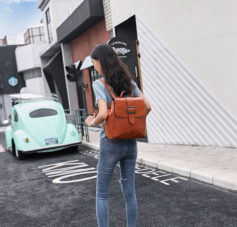 Nevenka Luxury Backpack Women Leather Backpacks Female Fashion Bags for Women 201901
