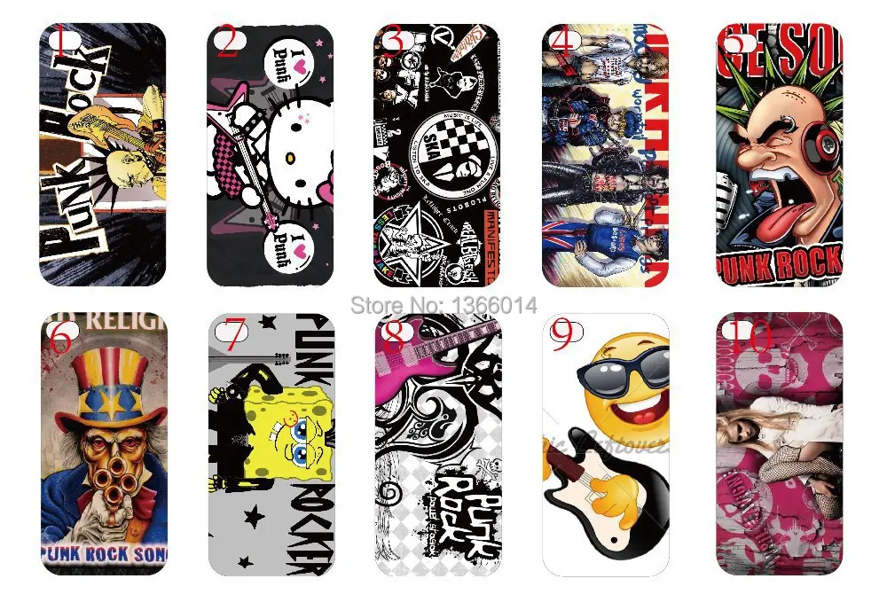 10/ lot 2014 Top HOT punk rock Protective shell Case for iPhone 5 5S |