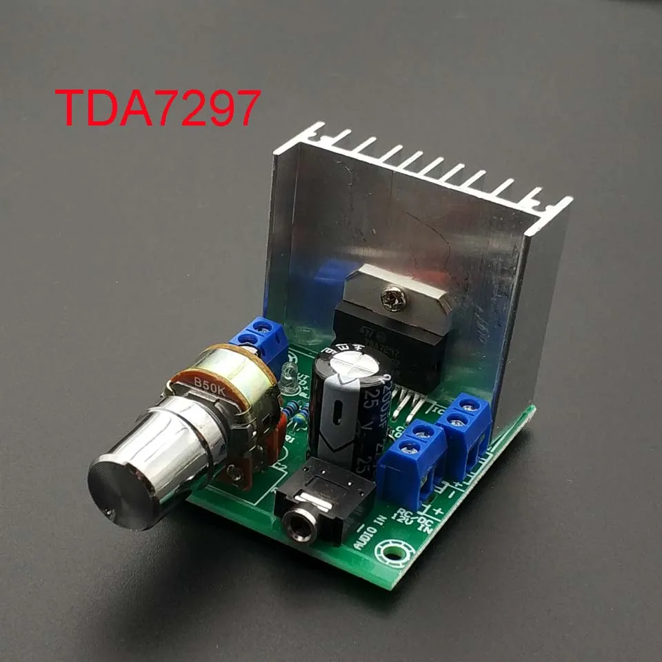 

TDA7297 Version B 15W Digital Audio Amplifier Board Dual-Channel AC/DC 12V
