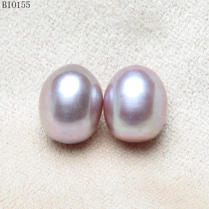 Baroqueonly 5A овальные жемчужные бусины в форме яйца, пресноводные натуральные фиолетовые розовые жемчужины для самостоятельного изготовления сережек, ювелирных изделий 9-10 м