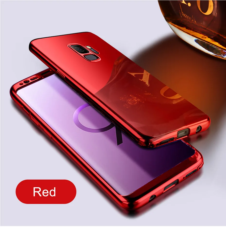 NKOBEE 3 in1 Coque For Samsung Galaxy S9 S8 Plus S7 Edge Note8 Cover Screen Flim For Samsung Galaxy S9 Luxury Case 360 Full Body (7)