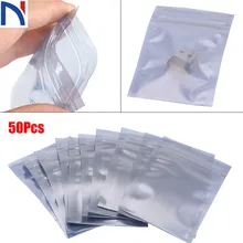 50 шт., Антистатическая Алюминиевая сумка для хранения, 4 размера, Ziplock, сумки, герметичные, антистатические, сумка для электронных аксессуаров, посылка, сумки 50 шт., Антистатическая Алюминиевая сумка для хранения, 4 размера, Ziplock, сумки, герметичные, антистатические, сумка для электронных аксессуаров, посылка, сумки