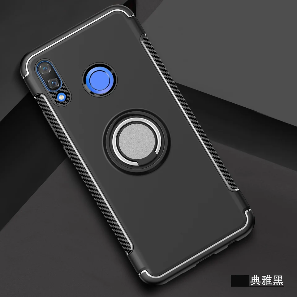 Ring Case for Huawei Nova 3 3i 2 2S 2i Case Mate 10 Coque Magnetic Nova3 Cover for Huawei P20 Pro Honor 10 9 8 7X P10 Lite Case (16)