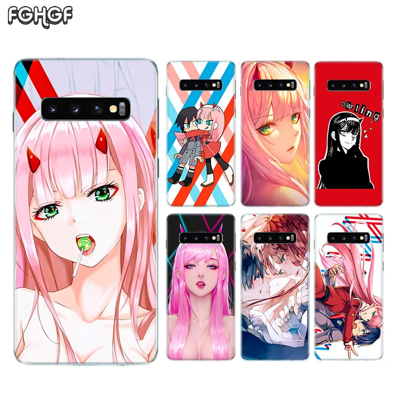 Darling in the Franxx Zero Two Rubber Case For Samsung Galaxy S9 S8 A6 A8 J4 J6 Plus + J8 A7 A9 2018 S7 S6 Edge Note 9 8 Cover |