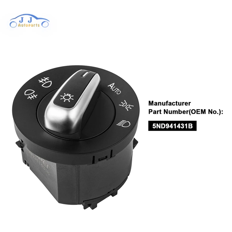 5ND941431B Auto Euro Headlight & Fog Light Switch Control For