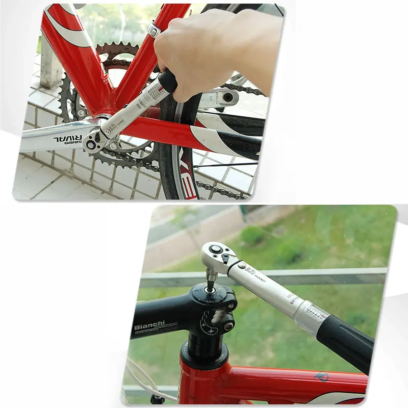 BIKEHAND YC-617-2S динамометрический ключ для велосипеда 1/" DR 2-24Nm винтовые болты инструмент герметичности велосипедные ремонтные комплекты отвертка значение