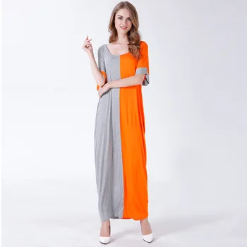 

Muslim Women Long Nightgown Dress Maxi Abaya Jalabiya Islamic Women Dress Clothing Robe Kaftan Moroccan Plus Size Night Dress