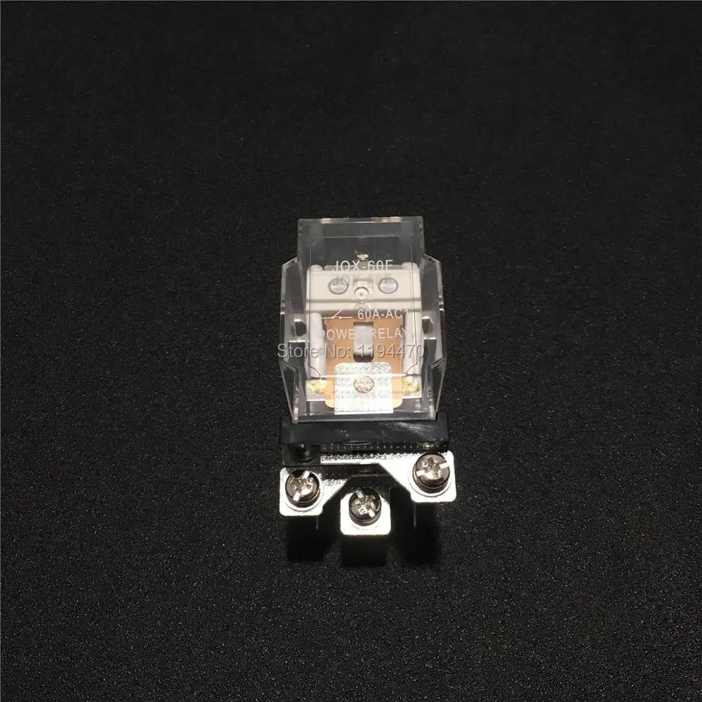 4pcs JQX-60F 1Z 60A High Power Relay DC12V DC24V AC110V AC220V JQX-60F-1Z Intermediate Relays 1NO 1NC