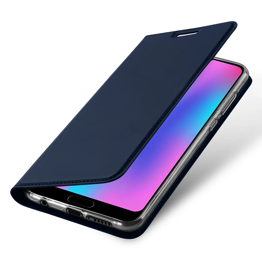 Huawei Honor 10 Case DUX DUCIS Luxury Flip Leather Wallet Book Cover Case for Huawei Honor 10 Honor10 5.84 Phone Case Coque Blue