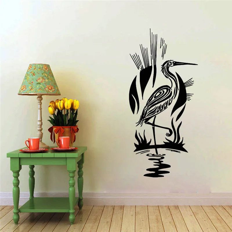 Stork Wall Decals Decal Vinyl Sticker Home Decor Bedroom Interior Art Murals