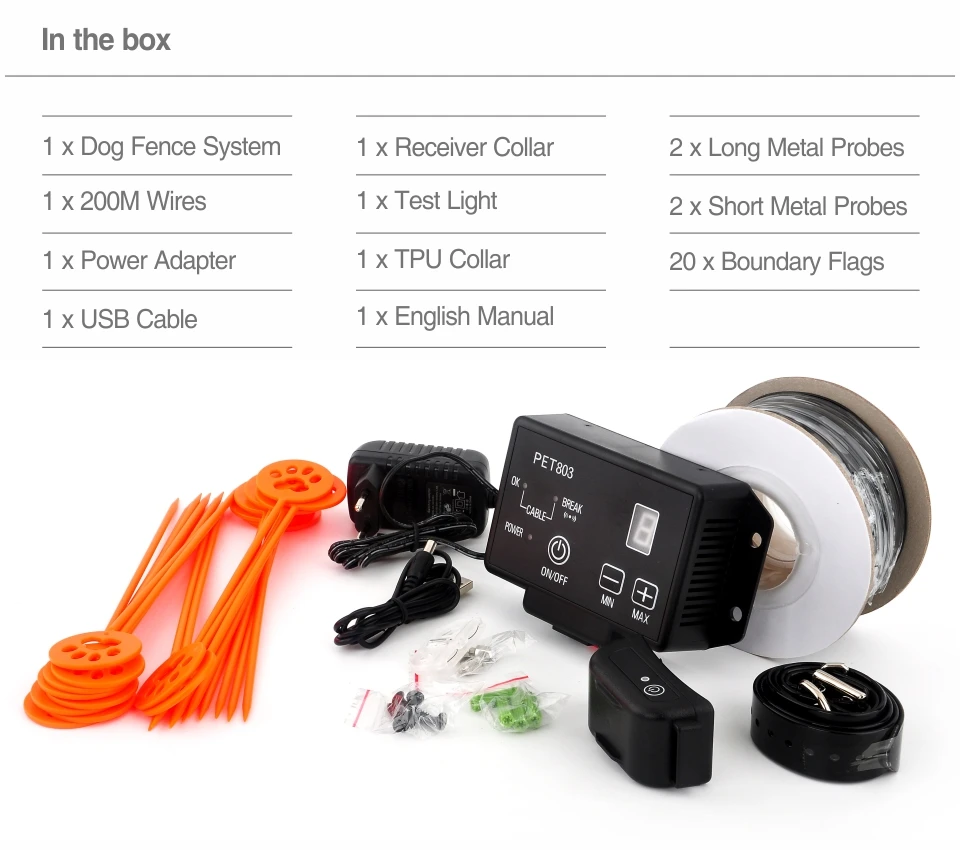 8th Dog Electric Fence PET803