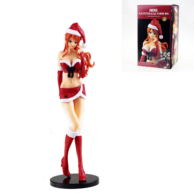 Anime Glitter &amp Glamours Red Aami Christmas One Piece Style Figure 25cm/10&quot Free Shipping | Игрушки и хобби
