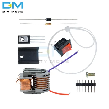 

15KV High Frequency DC High Voltage Arc Ignition Generator Inverter Boost Step Up 18650 DIY Kit U Core Transformer Suite 3.7V