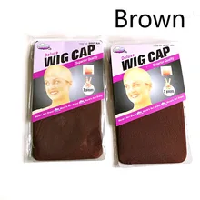 24 шт. чёрный; коричневый блондинка Цвет Deluxe парик Кепки снуд нейлон стрейч сетки для изготовления парик Ткачество Кепки эластичный эластичная сетка