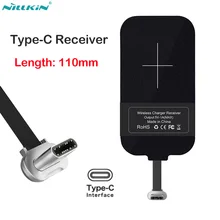 Nillkin QI беспроводной зарядный приемник type-C адаптер для huawei mate Honor 10 9 P20 USB C разъем для Oneplus Xiaomi Mi 8 6 5