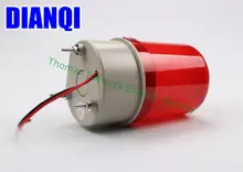 DC12V/24 В красный желтый и зеленый цвета синий вращающийся Предупреждение свет лампы Предупреждение Свет Маяка для промышленного lte-1101j освещения с зуммер