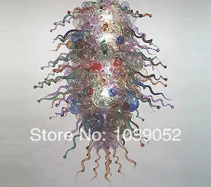 

Italian Chihuly Blown Glass Chandelier Majestic Lighting