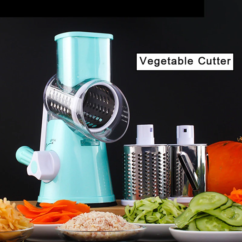 

Multifunctional Grater Vegetable Cutter Spiral Slicer Chopper Mandoline Slicer Manual Cheese Kitchen Gadgets Accessories