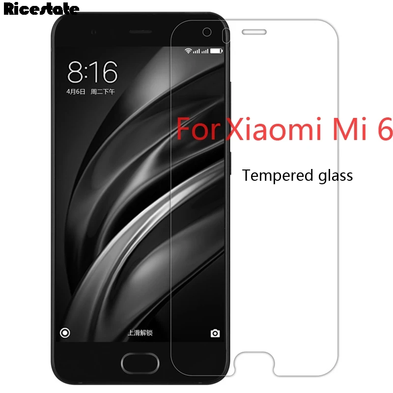 Прозрачная защитная пленка из закаленного стекла для Xiaomi Mi 6 прозрачная
